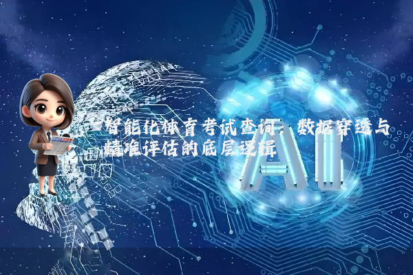 智能化体育考试查询:数据穿透与精准评估的底层逻辑